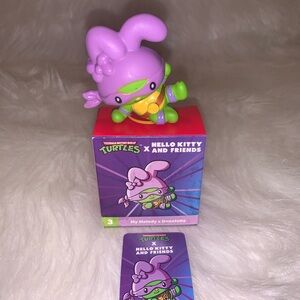 Hello Kitty TMNT x My Melody Donatello Purple and Green Figure